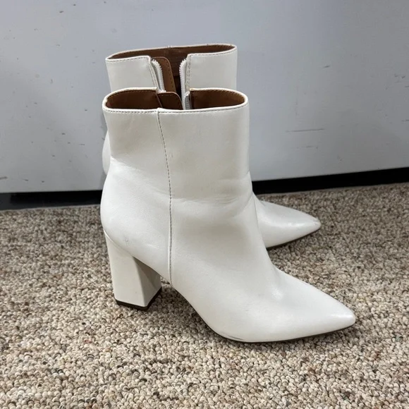 Madden Girl White Booties - Picture 1 of 9
